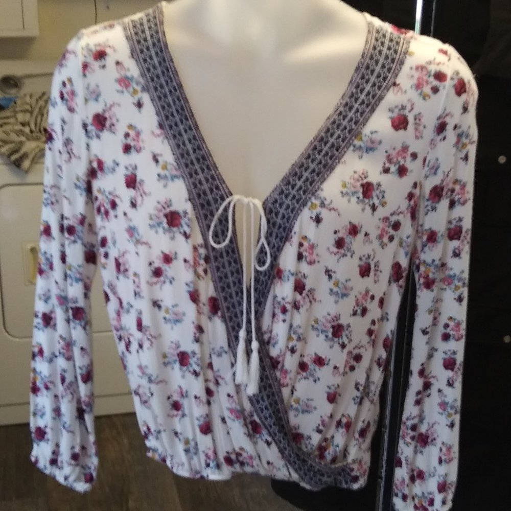 Long sleeve Print top